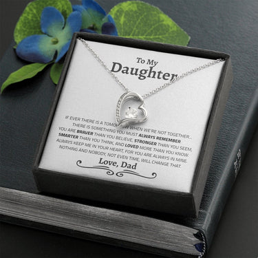 Daughter (Love Dad) Forever Love Necklace - Love You This Much